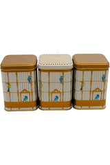 Kare Metal Saklama Kabı 87x87X125, 3 Lü Set, Bird Cage