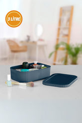 Evle 3 Litre Kapaklı Mini Organizer Kutu