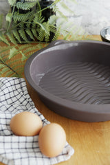 Evle 28 cm Silikon Cheesecake Kalıbı, Platinum Silikon