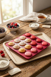 16 Gözlü Silikon Makaron Kalıbı