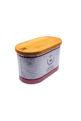 Er003-4o Country Bakery Desenli Ahşap Kapaklı Ekmeklik 11 Lt