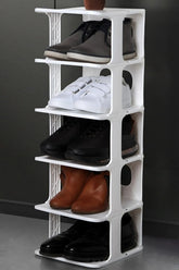 Beyaz 5 Katlı Modüler Ayakkabılık, Ayakkabı Düzenleyici, Ayakkabı Rafı