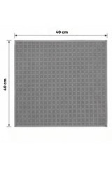 Evle 3'lü Paket İz Bırakmayan Mikrofiber Temizlik Bezi, Çok Amaçlı Mutfak & Genel Temizlik Bezi, Gri