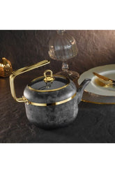 Brioni Royal Stone 2,5 Lt. Çaydanlık Kum Taşı & Altın