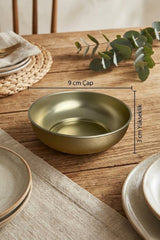 12 Parça Gold Metal Çerezlik Ø9 cm – 12’li Set (Yükseklik 3 cm)