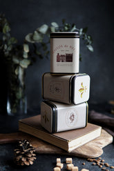 Erb24v3 Kare Metal Saklama Kabı 75x75 3 Lü Set, Azura