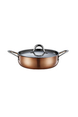 Brioni Copperfield Indiksüyon Basık Tencere 28 Cm
