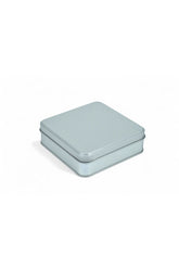 120x120x41 mm Metal Kapaklı Baskısız Metal Kutu, Mat Beyaz, 144 Adet