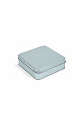 120x120x41 mm Metal Kapaklı Baskısız Metal Kutu, Mat Beyaz, 144 Adet