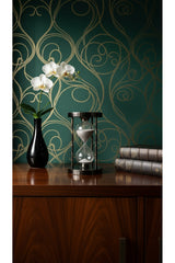 Füme Metal Çift Pusulalı Kum Saati 16 cm Siyah Kumlu Lüks Modern Masaüstü Hediyelik Aksesuar