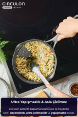 Cam Kapaklı Sos Tenceresi 18 CM