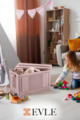 Çok Amaçlı Modüler Kasa, İstiflenebilir Organizer Düzenleyici 55 lt, 54 x 31,7 x 31,7 cm, Pudra