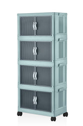 Katlanabilir Modüler Dolap 4 Katlı 54 cm x 31,7 cm x 127 cm