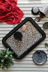 Ee169-v4 Leo Desenli Dikdörtgen Tepsi 32x43 Cm