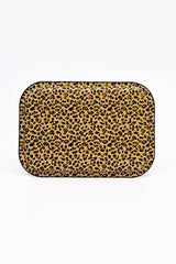 Leo Desenli Metal Tepsi - Çay Kahve Tepsisi - Sunum Tepsisi 28 Cm X 40 Cm Ee164-v4