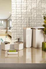 Toskana Banyo Seti / Bej-Altın Çerçeve