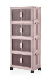 Katlanabilir Modüler Dolap 4 Katlı 54 cm x 31,7 cm x 127 cm