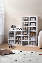 6 Katlı, Katlanabilir Ayakkabılık, Taşınabilir Çok Amaçlı, Geniş, Katlanabilir Dolap ve Raf