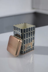 Evle Kare Metal Saklama Kabı 11x11 Cm