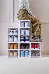 6 Katlı, Katlanabilir Ayakkabılık, Taşınabilir Çok Amaçlı, Geniş, Katlanabilir Dolap ve Raf