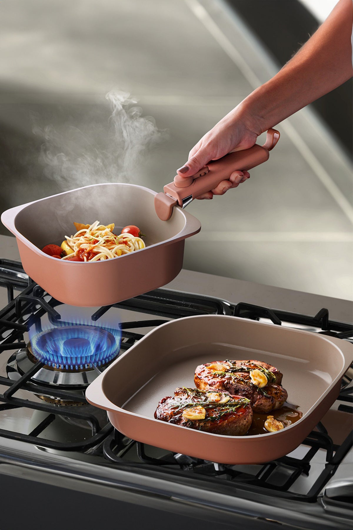 Neoflam Fika Comfort Terracota Tencere ve Tava Seti 10 Parça