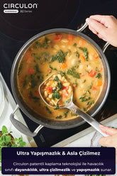 Cam Kapaklı XL Derin Tencere 24 CM