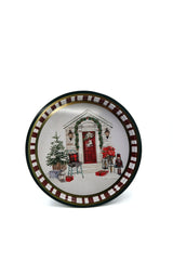 Yılbaşı Temalı Metal Tepsi, 31.5 Cm Ez197-1s