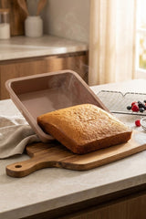 Kare Silikon Fırın Kalıbı – Derin Yapılı, Yapışmaz Kek & Brownie Kalıbı (26 x 26 cm)