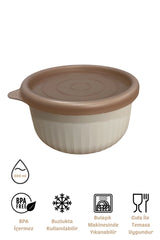 x VipAhmet Vakumlu Saklama Kabı, 0,30 lt, Kumsal