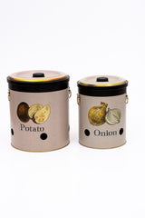 Patates Soğan Saklama Kabı 2 li Set, Azura