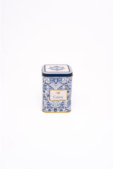 Er018-y3 Azulejos Sugar Desenli Kare Metal Saklama Kabı 9x9 Cm