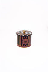 Circus Desenli Yuvarlak Metal Saklama Kabı, Erzak Saklama Kabı - Organizer 14 Cm X 12,5 Cm Er142-9e