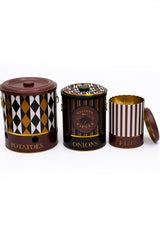 Patates Soğan Sarımsak Saklama Kabı 3 lü Set, Circus