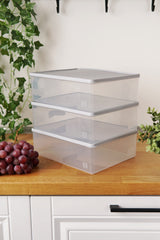 Derin Dondurucu Saklama Kabı 3'lü Set (3 x 5 Lt), Gri