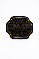 Ee166-v2 Trellis Desenli Özel Şekil Tepsi 28x33 Cm