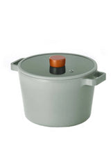 Fika 22 Cm Cam Kapaklı Döküm Derin Tencere D-neog222d