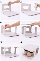 5 Katlı Modüler Ayakkabılık, Ayakkabı Düzenleyici, Ayakkabı Rafı