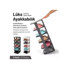 5 Katlı Modüler Ayakkabılık, Ayakkabı Düzenleyici, Ayakkabı Rafı