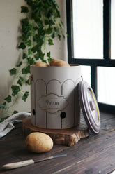 Retro Desenli Patateslik, Patates Sepeti, Sebzelik Er181-1m