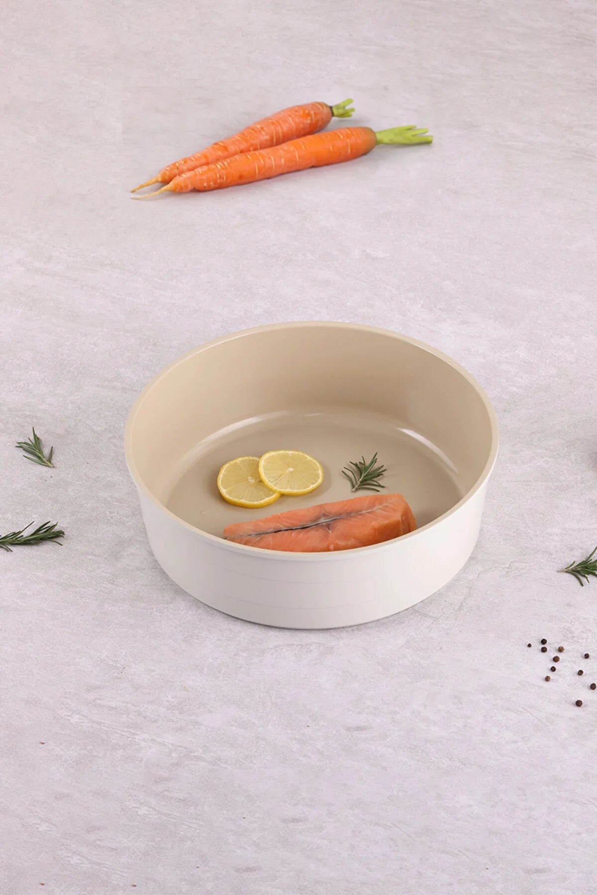 Neoflam Fika Alüminyum Döküm Yuvarlak Fırın Tepsisi, 26Cm