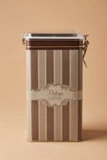 Evle Er053-1f Circus Cream Desenli Dikdörtgen Metal Saklama Kabı 8x10 Cm
