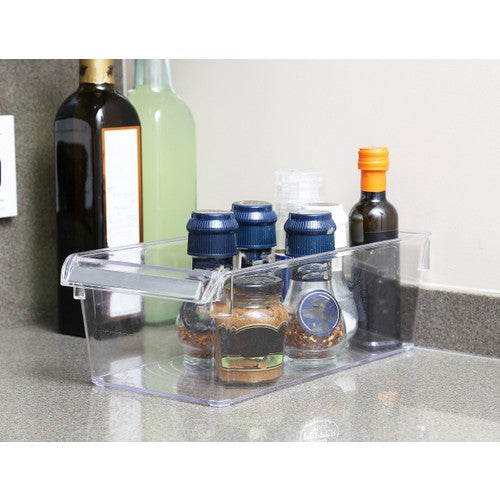 Primanova Buzdolabı Düzenleyici Dolap İçi Organizer Raf 360*150*100 MM - Şeffaf