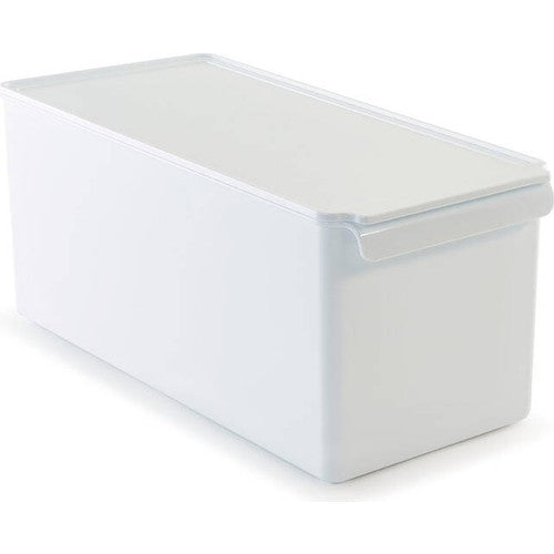 Primanova Buzdolabı ve Dolap İçi Mutfak Banyo Düzenleyici Kapaklı Küp 165*355*160 MM - Beyaz
