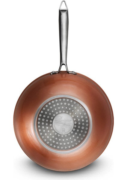 Brioni Copperfield 26 Cm Wok Tava Indiksiyon Cpf147