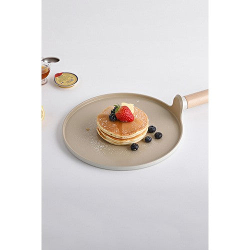 Neoflam Fika Seramik kaplama Alüminyum Döküm Krep Tava 26Cm Bej