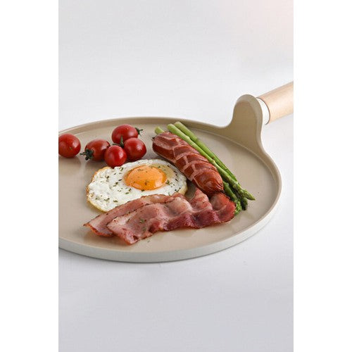 Neoflam Fika Seramik kaplama Alüminyum Döküm Krep Tava 26Cm Bej