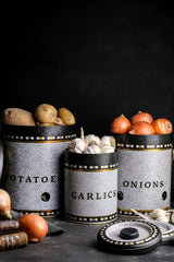 Patates Soğan Sarımsak Saklama Kabı 3 lü Set, Mosaic