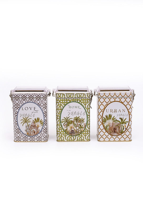 Evle Dikdörtgen Kilitli Saklama Kabı 75x100x150 3 lü Set,Forrest