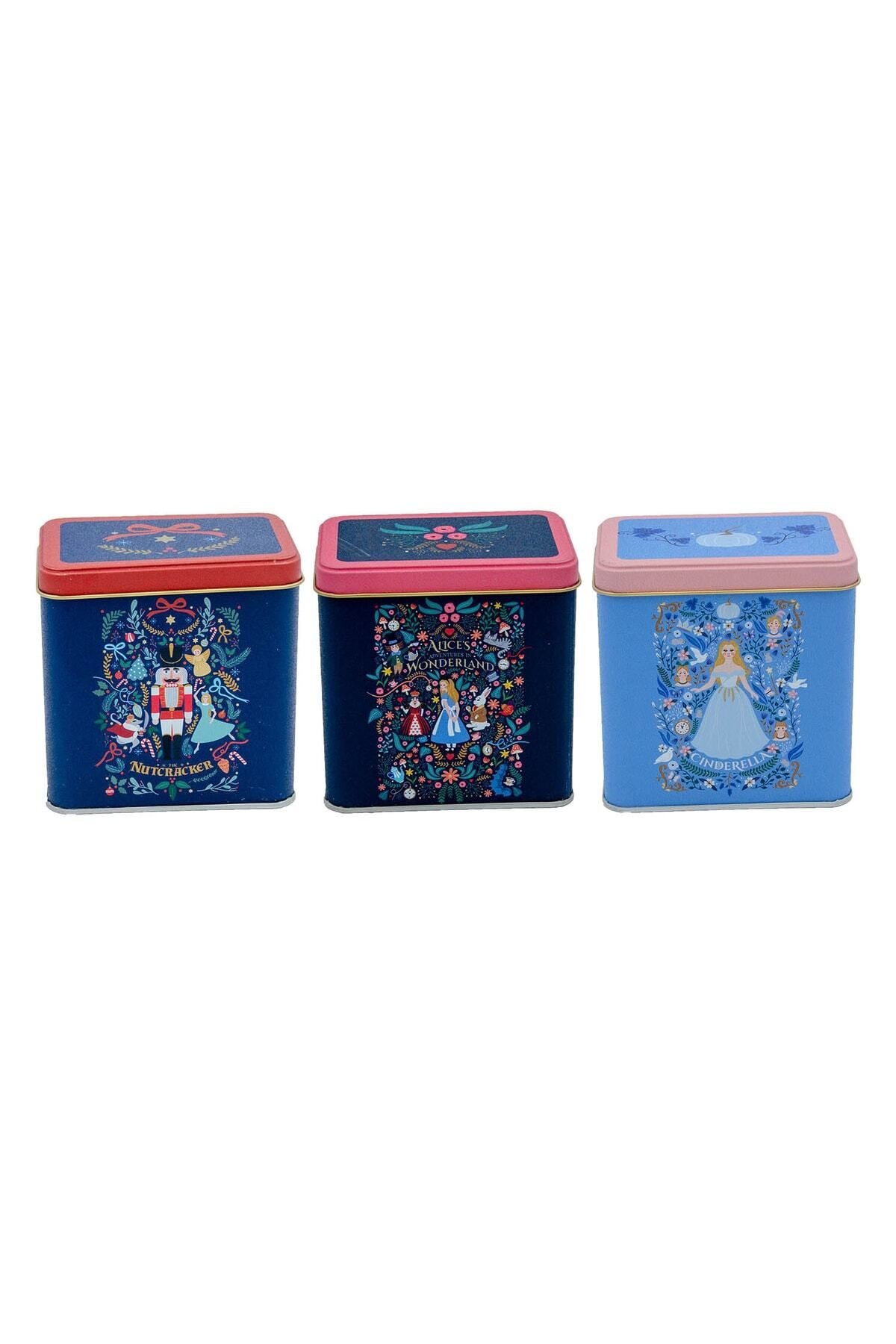 Evle Dikdörtgen Saklama Kabı 80x120 3 lü Set, Tales