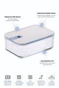 Neoflam D-NEOPST160 Neoflam Perfect Seal Derin Cam Saklama Kabı 1600Ml